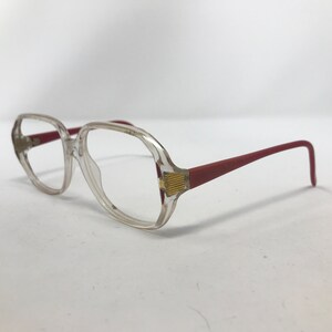 Vintage Ladies Eyeglasses Glasses Frame Clear Square Used Eyeglass Frames Retro