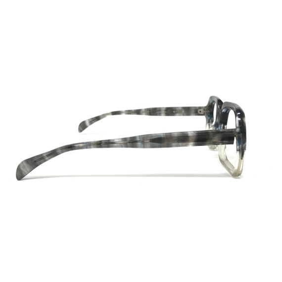 Vintage Mens Geek Eyeglasses Glasses Frames Grey … - image 5