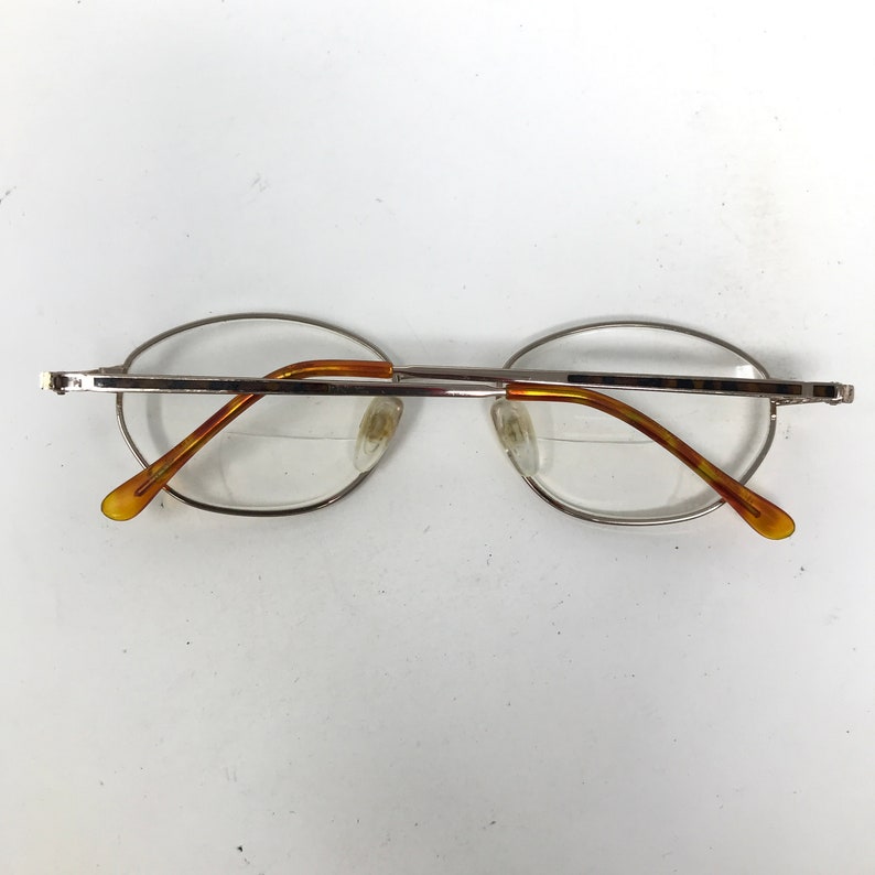 Vintage Specsavers Charity Eyeglasses Glasses Frames Gold Round Eyeglasses Frame Retro image 6