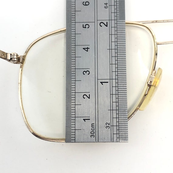 Vintage Mens Pilot Eyeglasses Glasses Frames Blue… - image 8