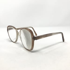 Vintage Portia Eyeglasses Glasses Frames Brown Square Eyeglasses Frame Retro