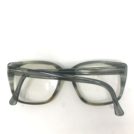 Vintage Mens Eyeglasses Glasses Frames Green Mott… - image 6