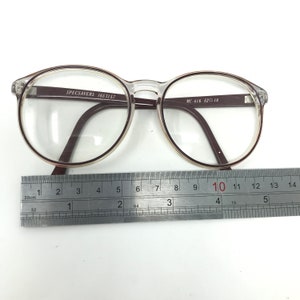 Vintage Specsavers MC-616 glasögonbåge röd rund panto begagnade glasögonbågar retro bild 7