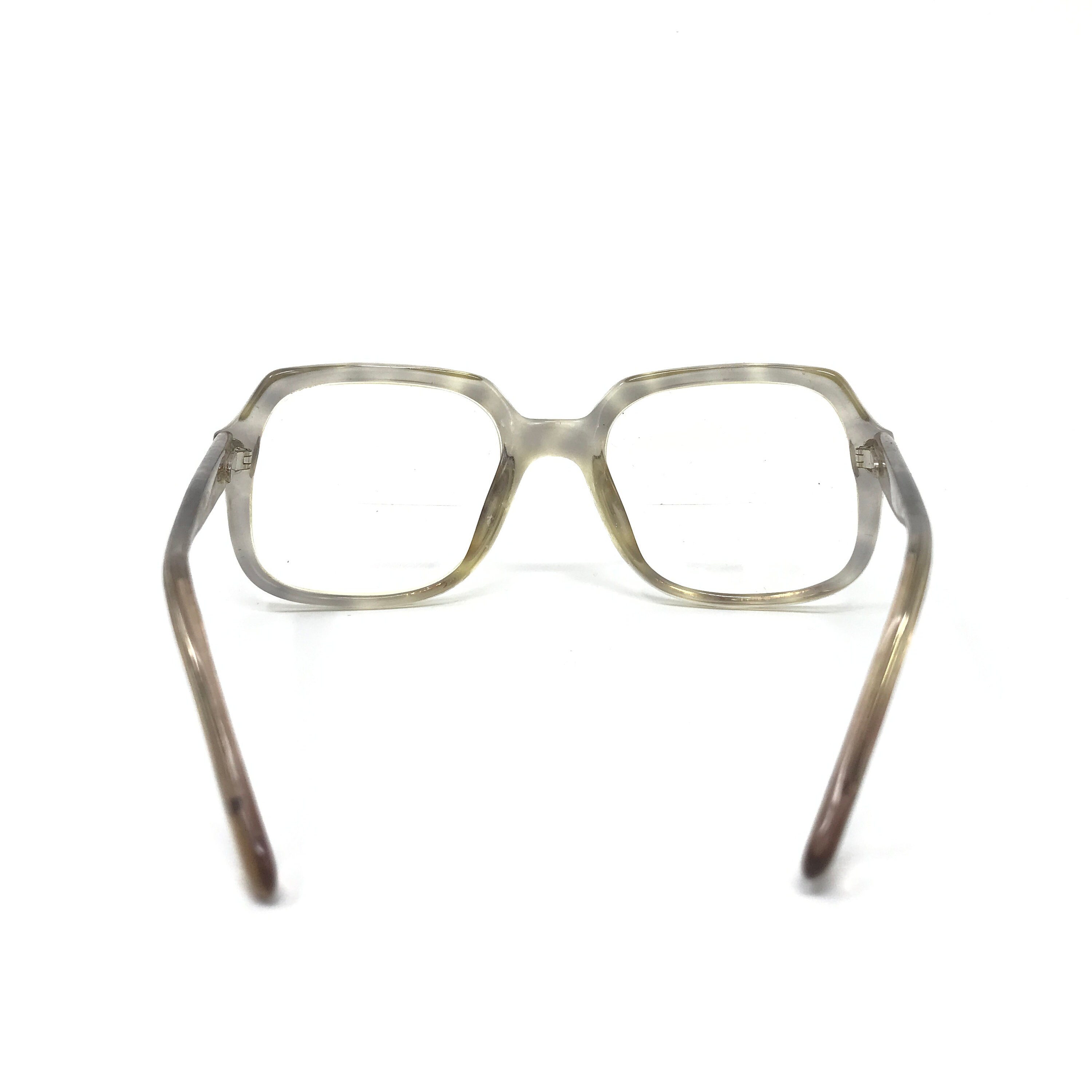 Vintage Vertex Eyeglasses Glasses Frames Brown Geek Eyeglasses Frame