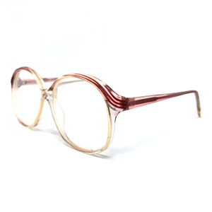 Vintage Louis Stone LS 9056 Eyeglasses Glasses Frames Red Square Eyeglasses Frame Retro