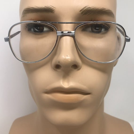 Vintage Mens Antique Pilot Eyeglasses Glasses Fra… - image 1