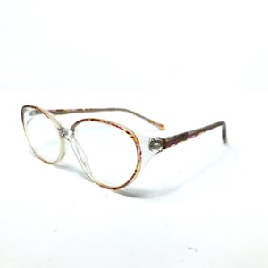 Vintage Pennine Lindsey Eyeglasses Glasses Frames Brown Oval Eyeglasses Frame Retro