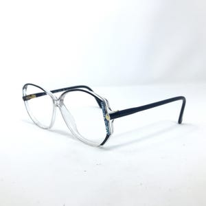 Vintage Silhouette M1793 Eyeglasses Glasses Frames Blue Square Eyeglasses Frame Retro