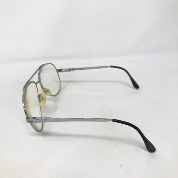 Vintage Mens Pilot Eyeglasses Glasses Frames Silv… - image 3