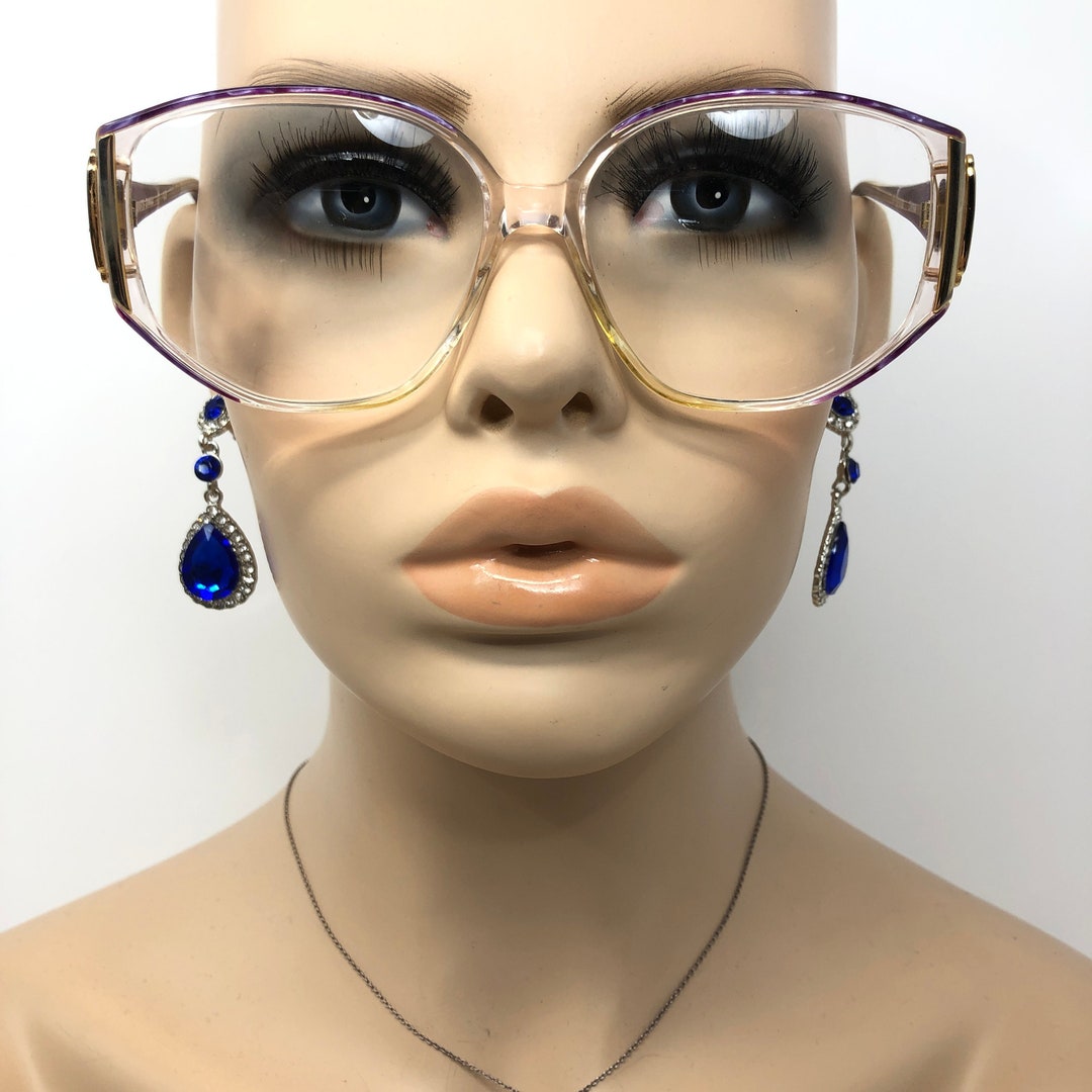 Vintage Boots Zinnia Eyeglasses Glasses Frame Purple Square - Etsy UK