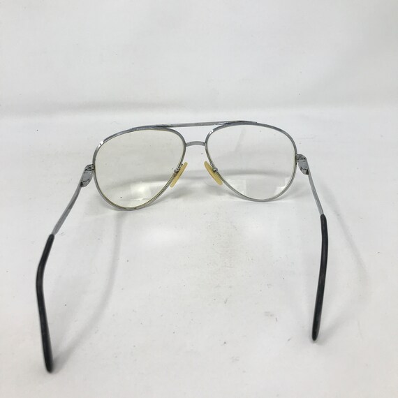 Vintage Mens Pilot Eyeglasses Glasses Frames Silv… - image 4