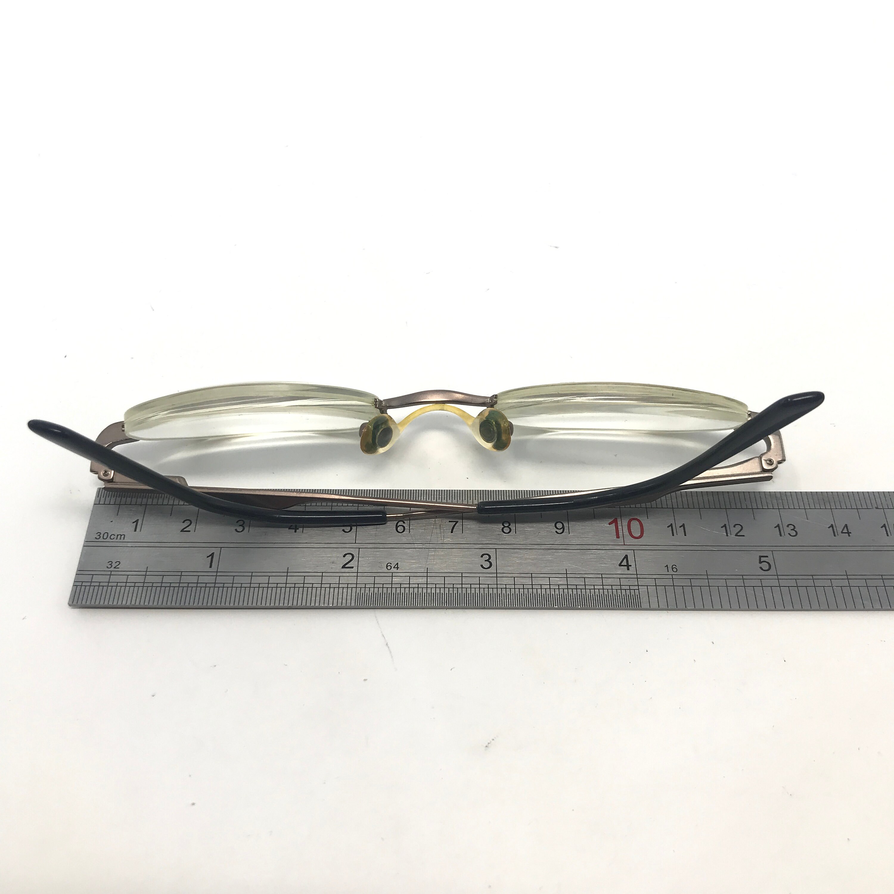 ヴィンテージ ニュー メンズ 眼鏡 メガネフレーム ブロンズ 六角形