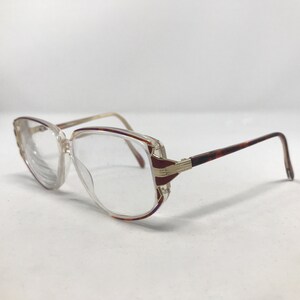 Vintage Astor Eyeglasses Glasses Frames Red Square Eyeglasses Frame Retro