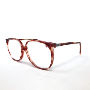 Vintage Oversized Eyeglasses Glasses Frames Red Tortoise Eyeglasses Frame Retro