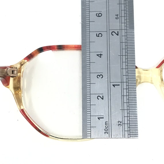 Vintage Ladies Eyeglasses Glasses Frames Red Clea… - image 8