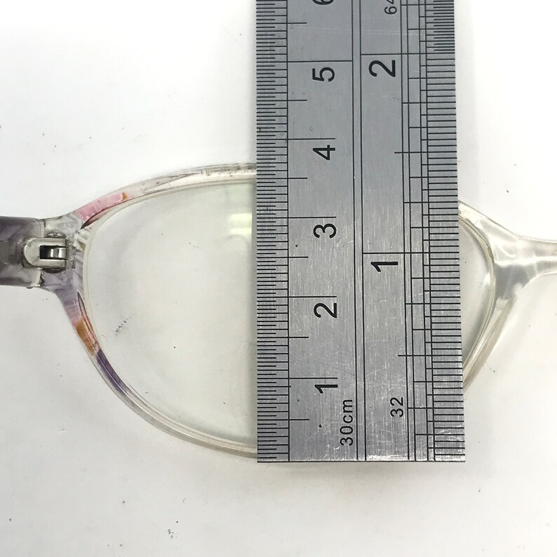 Yesglasses Ruler Vintage Sadie Eyeglasses Glasses Frames Purple Clear Oval Eyeglasses ...