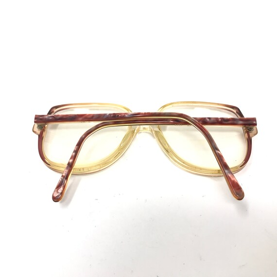 Vintage Tina Eyeglasses Glasses Frame Red Clear S… - image 6
