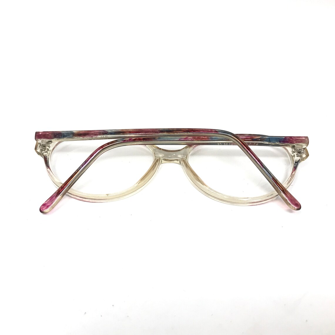 Vintage Dunelm Ladies Eyeglasses Glasses Frame Pink Oval Used Etsy UK