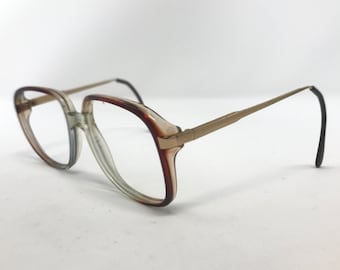 Vintage Specsavers Brian Eyeglasses Glasses Frame Brown Square Used Eyeglass Frames Retro