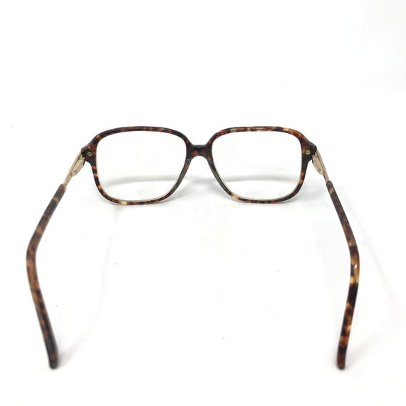 Vintage Mens Eyeglasses Glasses Frames Brown Tort… - image 4