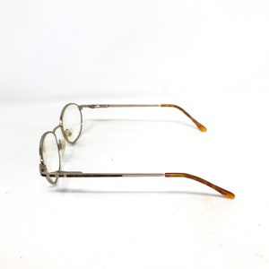 Vintage Specsavers Charity Eyeglasses Glasses Frames Gold Round Eyeglasses Frame Retro image 3