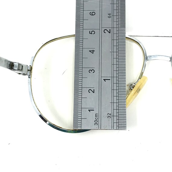 Vintage Mens Pilot Eyeglasses Glasses Frames Silv… - image 8