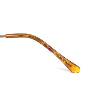 Vintage Specsavers Charity Eyeglasses Glasses Frames Gold Round Eyeglasses Frame Retro image 10