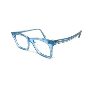 Vintage NH PH Kids Boys Eyeglasses Glasses Frame Blue Square Used Eyeglass Frames Retro