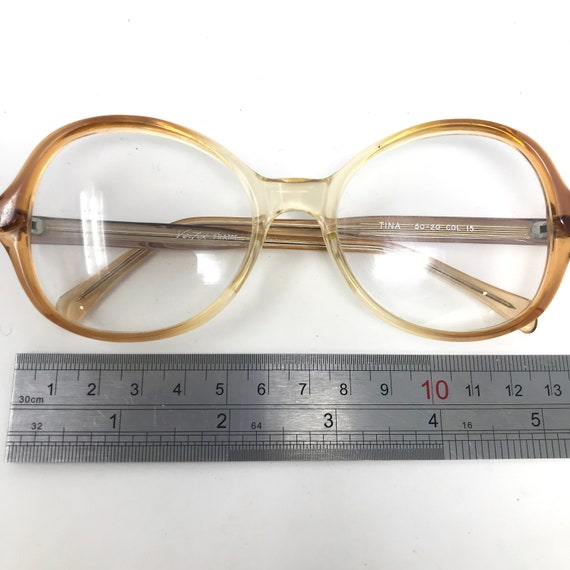 Vintage Vertex Tina Eyeglasses Glasses Frame Oran… - image 7
