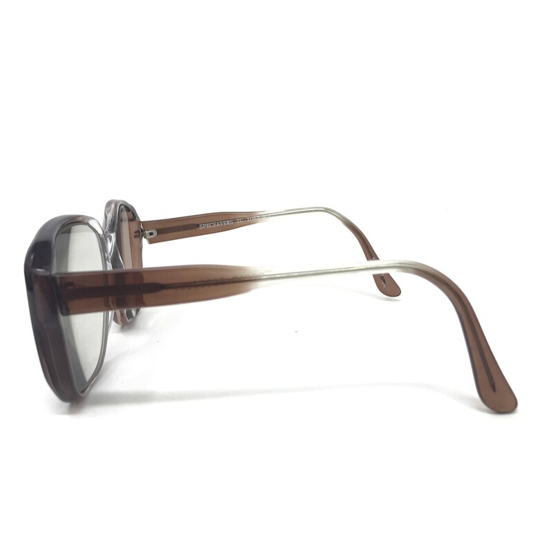 Vintage Specsavers Oscar glasögonbågar bruna nördiga glasögonbågar retro bild 3