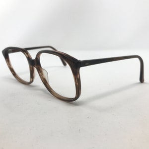 Vintage G-1399A Eyeglasses Glasses Frame Brown Square Used Eyeglass Frames Retro