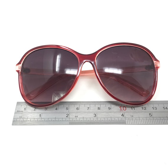 Vintage TY5079 Ladies Sunglasses Frames Red Large… - image 7