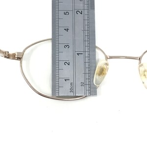 Vintage Specsavers Charity Eyeglasses Glasses Frames Gold Round Eyeglasses Frame Retro image 8