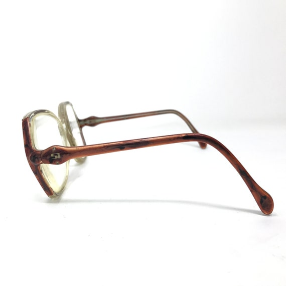 Lunettes Vintage Stepper SI 50 - Monture Ovale Brun Or - Acétate Et Métal - Neuf Sans étiquette