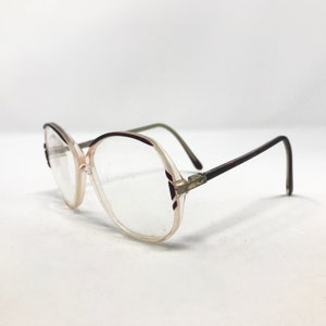 Vintage Oversized Eyeglasses Glasses Frames Red Clear Square Eyeglasses Frame Retro