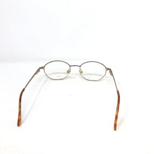 Vintage Specsavers Charity Eyeglasses Glasses Frames Gold Round Eyeglasses Frame Retro image 4