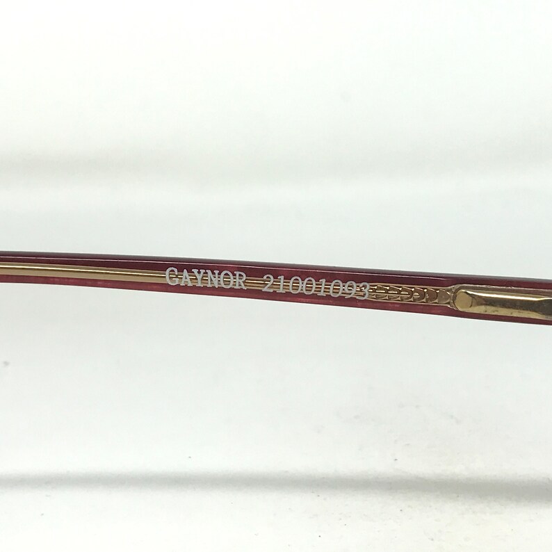 Vintage Specsavers Gaynor Eyeglasses Glasses Frames Red Square Eyeglasses Frame Retro image 9
