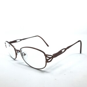 Vintage Pennine Patsy Eyeglasses Glasses Frames Bronze Oval Metal Eyeglasses Frame Retro