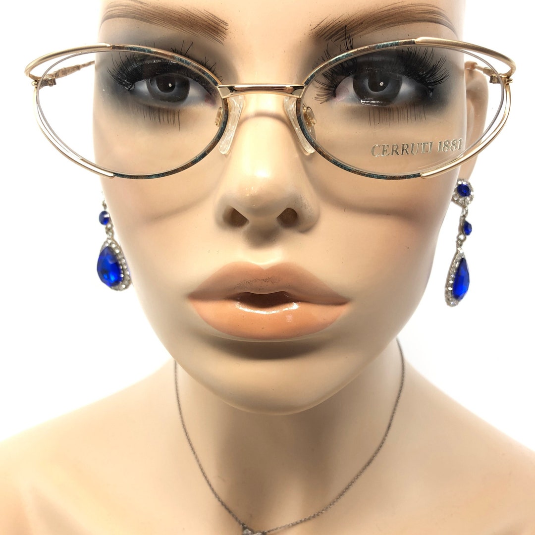 CERRUTI 1881 ヴィンテージ 眼鏡フレーム ティアドロップ ロゴ18金 il_1080xN.5038103222_bk7k.jpg