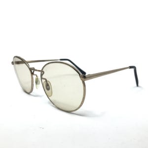 Vintage Mens Round Eyeglasses Glasses Frames Gold Eyeglasses Frame Retro