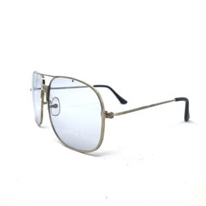 Vintage Mens Pilot Eyeglasses Glasses Frames Silver Eyeglasses Frame Retro
