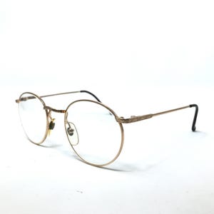 Vintage McCartney Eyeglasses Glasses Frames Gold Round Eyeglasses Frame Retro