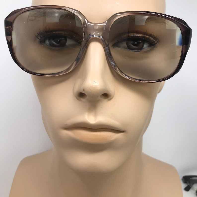 Vintage Specsavers Oscar glasögonbågar bruna nördiga glasögonbågar retro bild 1