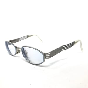 Vintage Airline Avenger Eyeglasses Glasses Frames Silver Oval Eyeglasses Frame Retro