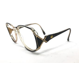 Vintage OLIVER GOLDSMITH BUDE Dark Tortoiseshell Sunglasses 90s
