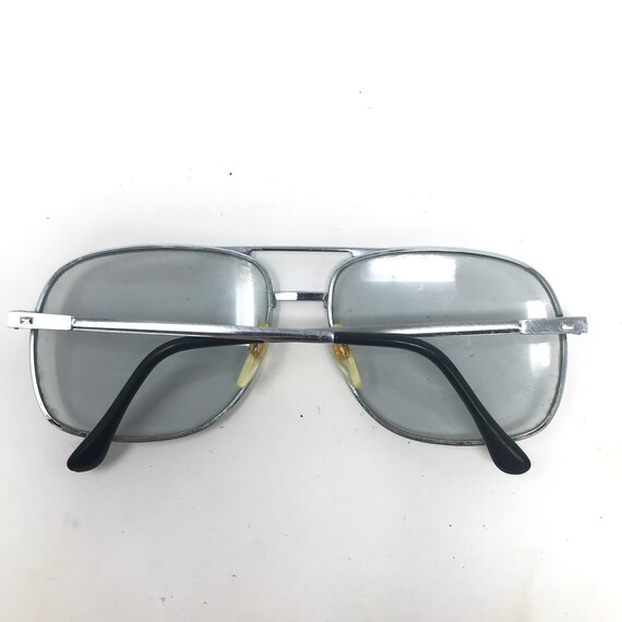Vintage Mens Eyeglasses Glasses Frames Silver Pil… - image 6