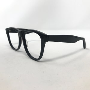Vintage Corvette Eyeglasses Black Square Frames Glasses Retro England