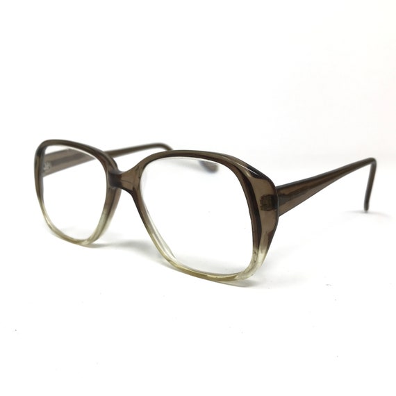 Vintage Adam Eyeglasses Glasses Frame Clear Brown… - image 3