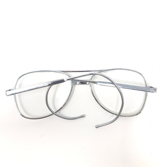Vintage Mens Antique Pilot Eyeglasses Glasses Fra… - image 6
