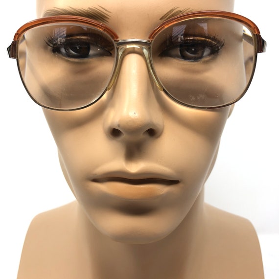 Vintage Athena Eyeglasses Glasses Frames Brown Br… - image 2